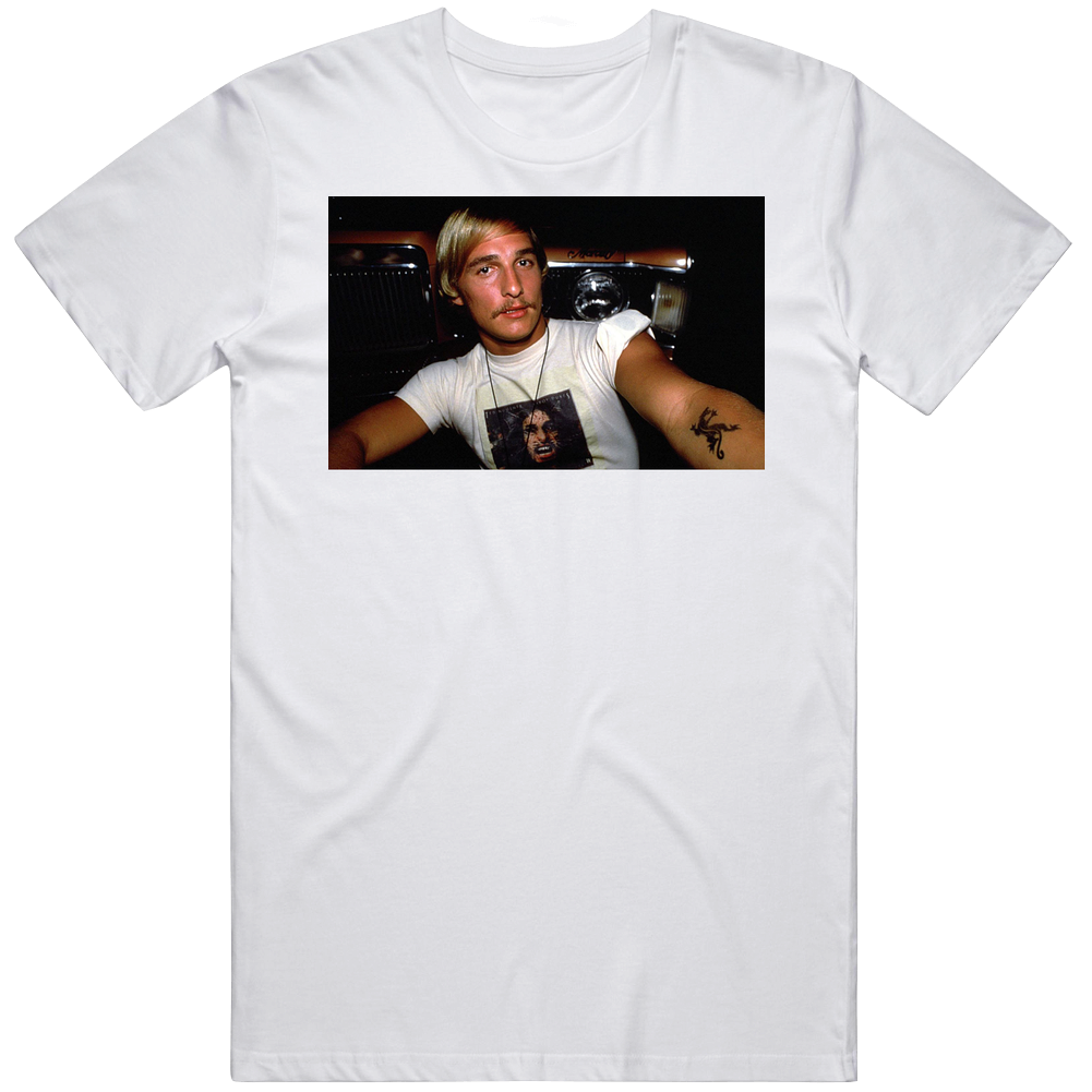 Dazed And Confused Matthew Mcconaughey David Wooderson Classic Popular Movie Mens Cotton Tee T Shirt Dazed And Confused Matthew Mcconaughey David Wooderson Classic Popular Movie Mens Cotton Tee T Shirt