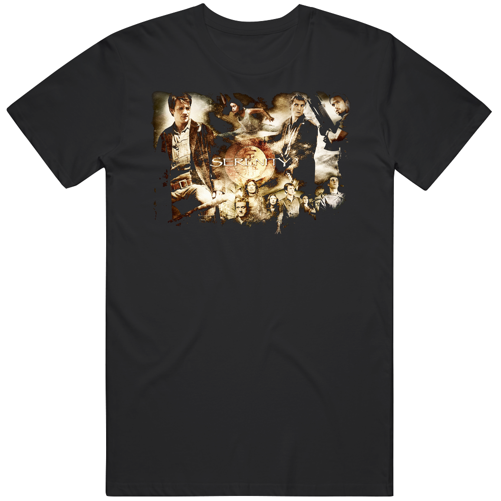 Serenity Sci Fi Tv Show Mens Cotton Tee T Shirt