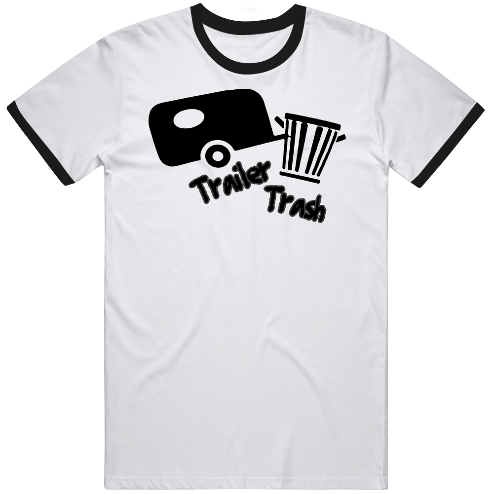 Trailer Trash Joke Comedy Funny Mens Cotton Tee T Shirt