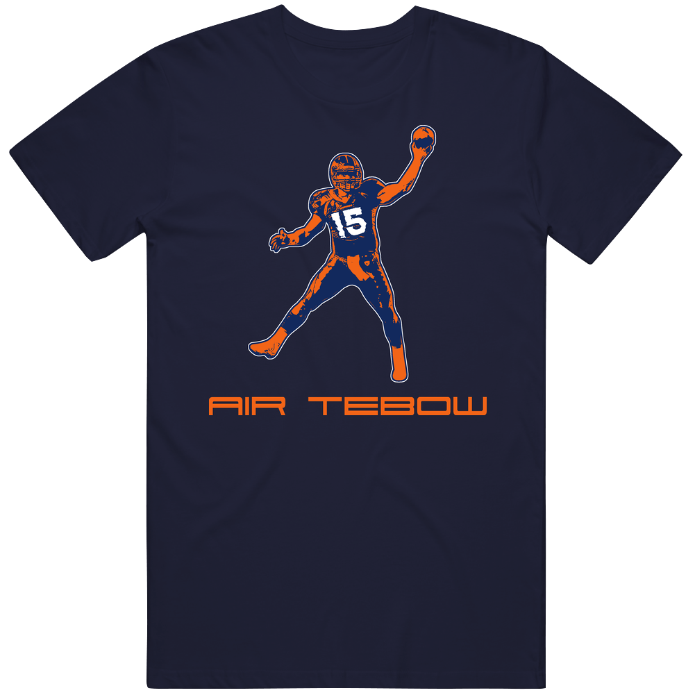 Air Tebow Tim Timmy Florida Denver Football Jesus 15 Mens Cotton Tee T Shirt