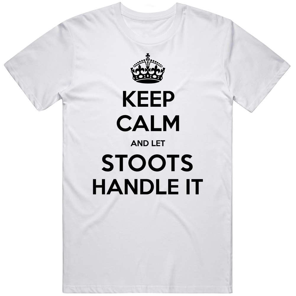 Keep Calm And Let Stoots Handle It Cool Name Custom Mens Cotton Tee T Shirt