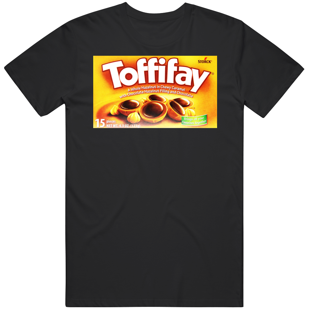 Toffifay Chocolate Candy Bar Gift Cool Cotton Vintage Tee Classic Mens Cotton Tee T Shirt