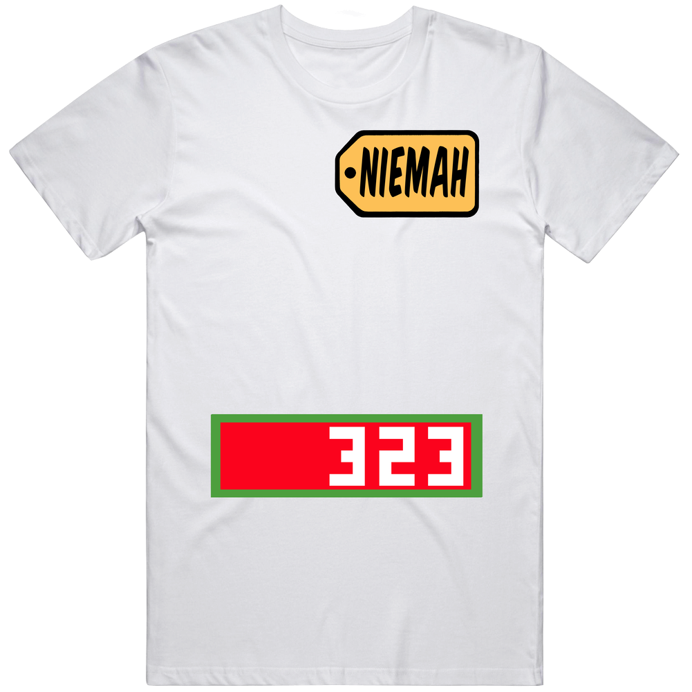 Niemah Price Is Right Name Tag 323 Mens Cotton Tee T Shirt