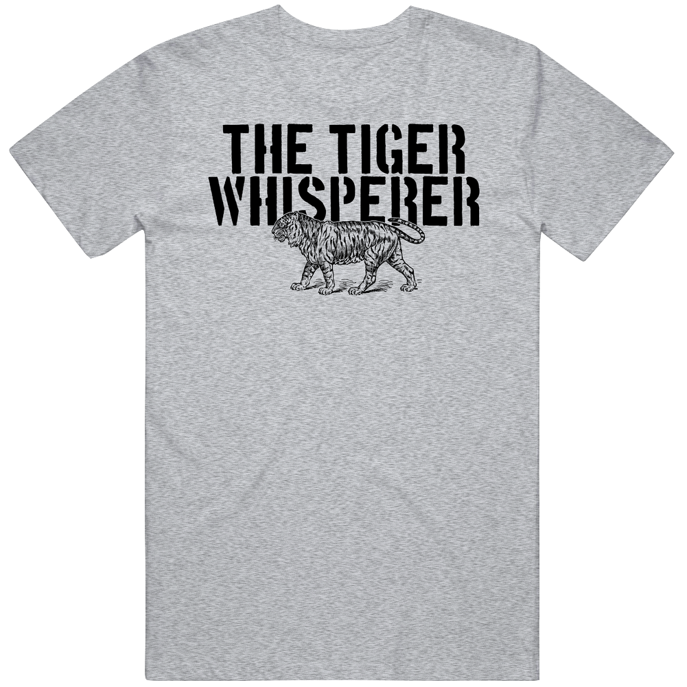 The Tiger Whisperer Animal Mammal Big Cat Mens Cotton Tee T Shirt