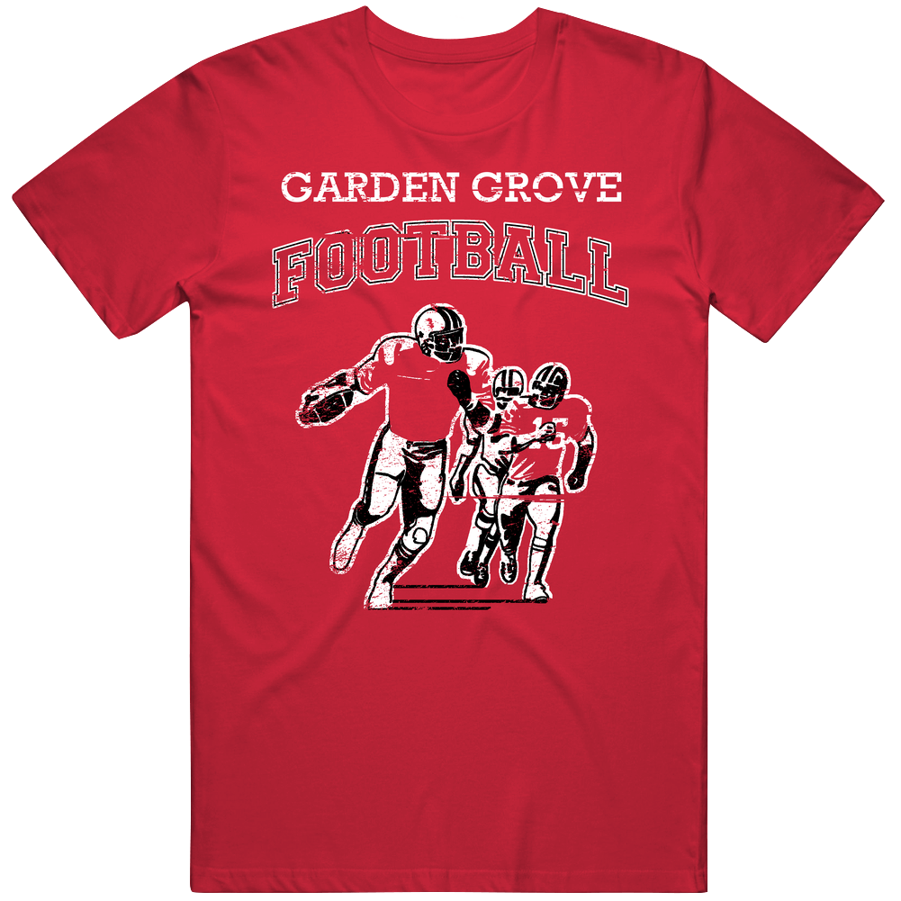 Garden Grove Football Local Sports League Mens Cotton Tee T Shirt