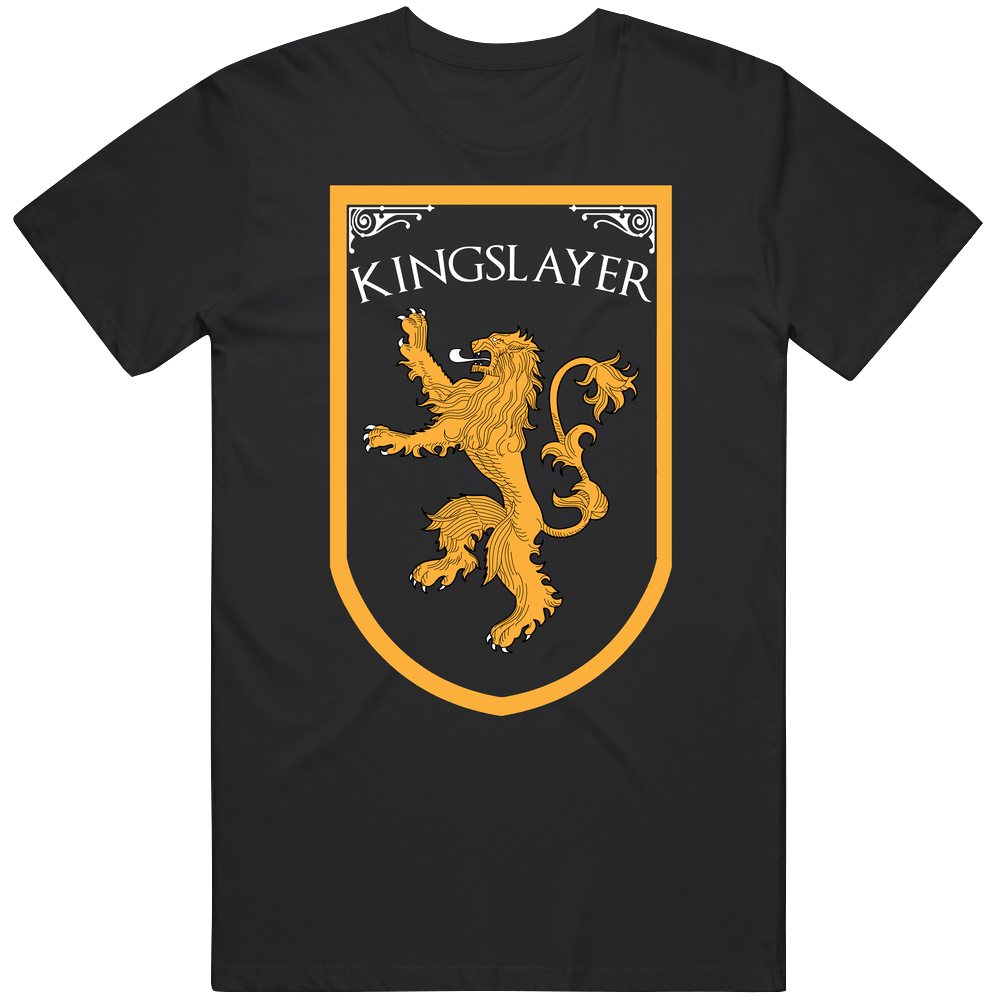 Kingslayer Jaime Lannister Game Of Thrones Tv Show Fan Mens Size Large Black Mens Cotton Tee T Shirt Kingslayer Jaime Lannister Game Of Thrones Tv Show Fan Mens Size Large Black Mens Cotton Tee T Shirt