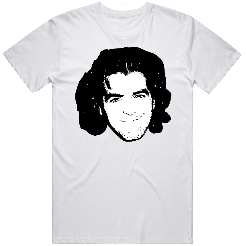 Baby Talk George Clooney Big Head Retro 90s Tv Show Fan Mens Cotton Tee T Shirt Baby Talk George Clooney Big Head Retro 90s Tv Show Fan Mens Cotton Tee T Shirt