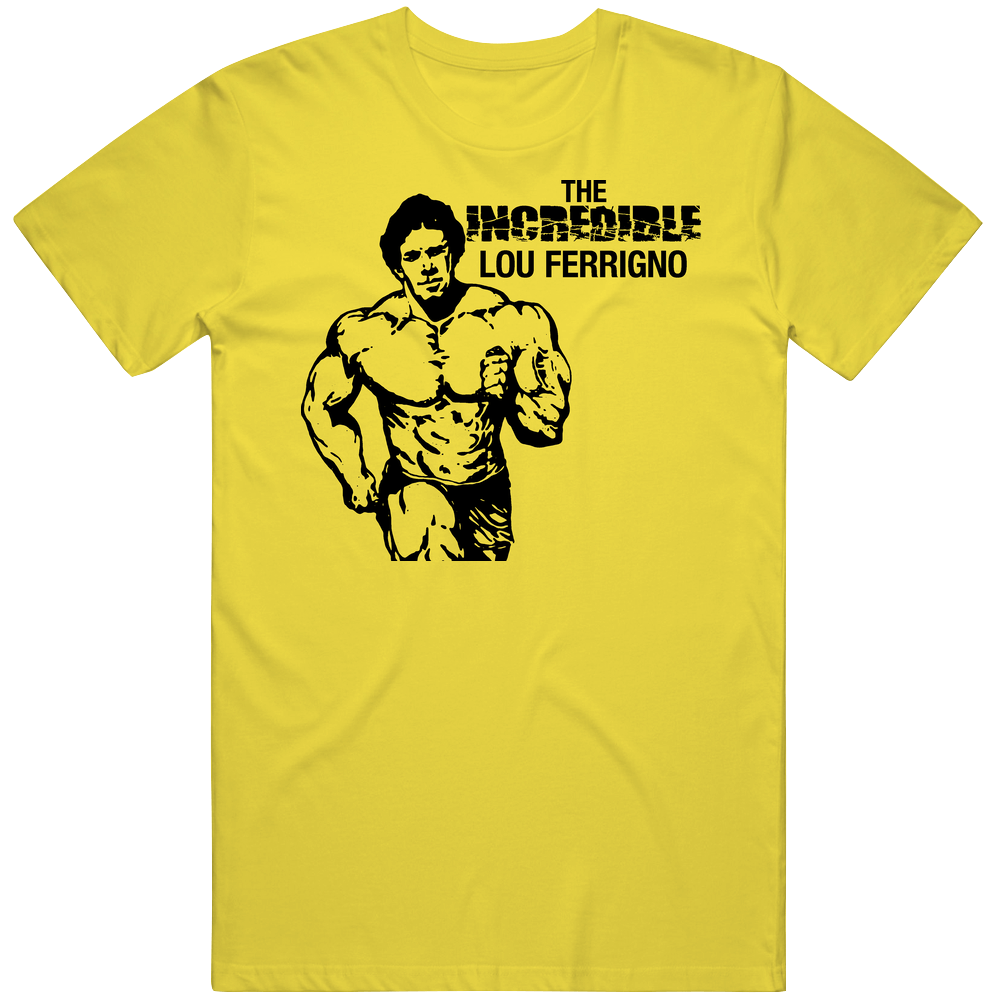 Lou Ferrigno Bodybuilder Mens Cotton Tee T Shirt