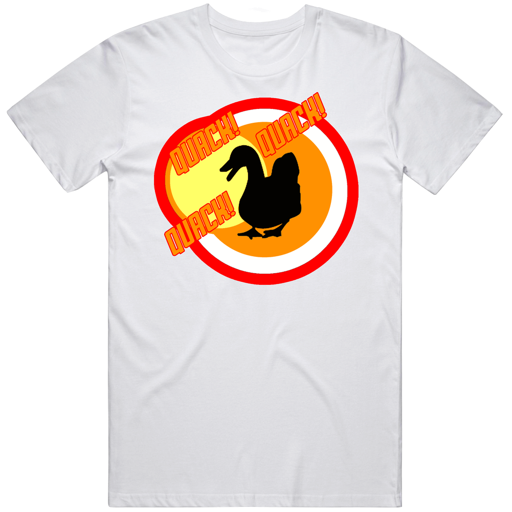 Quack Duck Funny Mens Cotton Tee T Shirt