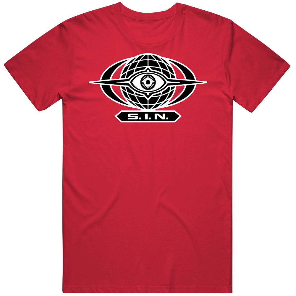 Street Fighter Sin Logo Video Game Mens Cotton Tee T Shirt