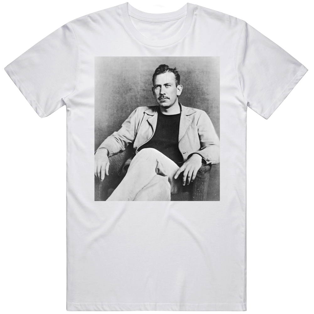John Steinbeck Most Controversial Writer Author Novels Book Worm Nerd Reading Fan Mens Cotton Tee T Shirt John Steinbeck Most Controversial Writer Author Novels Book Worm Nerd Reading Fan Mens Cotton Tee T Shirt