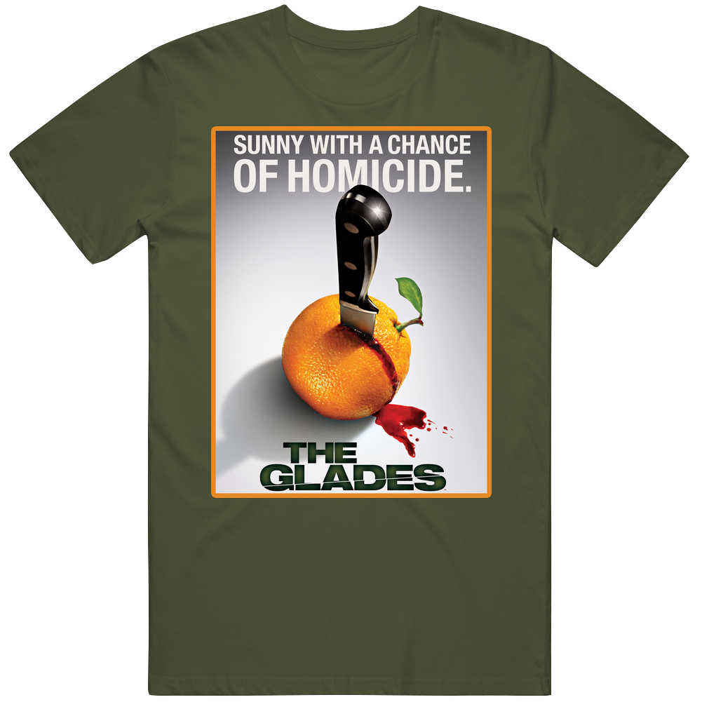 The Glades Tv Show Mens Cotton Tee T Shirt The Glades Tv Show Mens Cotton Tee T Shirt