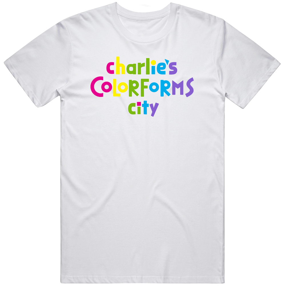 Charlie's Colorforms City Netflix Original Series Fan Mens Cotton Tee T Shirt
