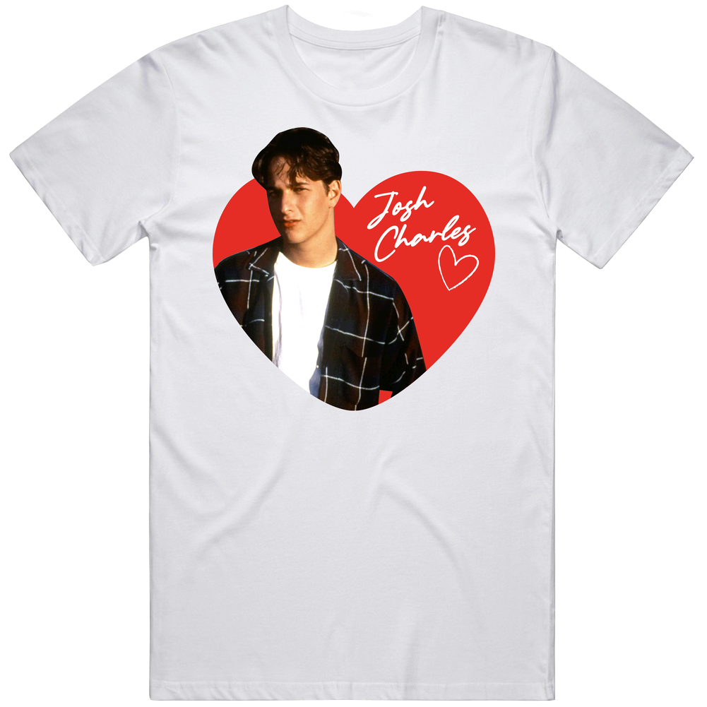Josh Charles 90s Movie Tv Stars Heartthrob Fan Mens Cotton Tee T Shirt Josh Charles 90s Movie Tv Stars Heartthrob Fan Mens Cotton Tee T Shirt