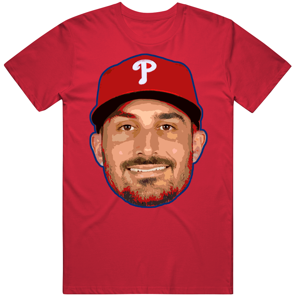 Zach Eflin Big Head Red Mens Cotton Tee T Shirt Zach Eflin Big Head Red Mens Cotton Tee T Shirt