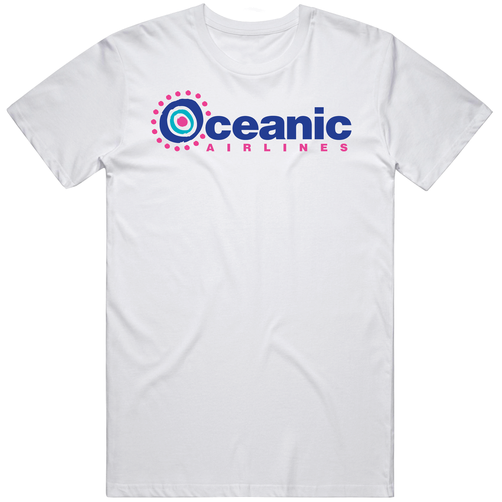 Oceanic Airlines Airline Logo Mens Cotton Tee T Shirt Oceanic Airlines Airline Logo Mens Cotton Tee T Shirt