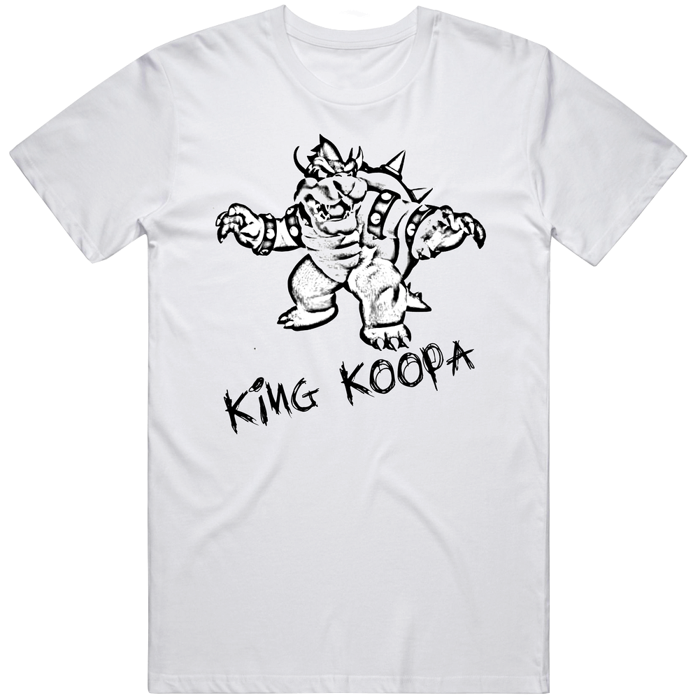 King Koopa Bowser Nintendo Mens Cotton Tee T Shirt King Koopa Bowser Nintendo Mens Cotton Tee T Shirt