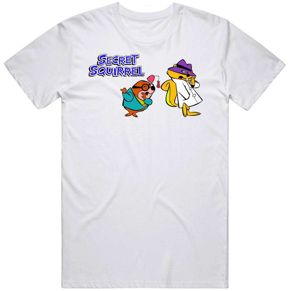 Secret Squirrel Cartoon Tv Show Funny Mens Cotton Tee T Shirt