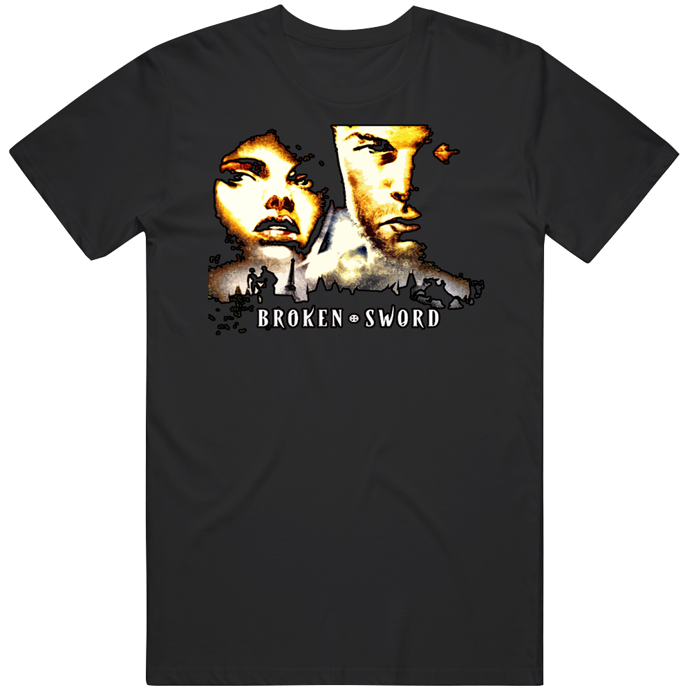 Broken Sword Movie Game Mens Cotton Tee T Shirt Broken Sword Movie Game Mens Cotton Tee T Shirt
