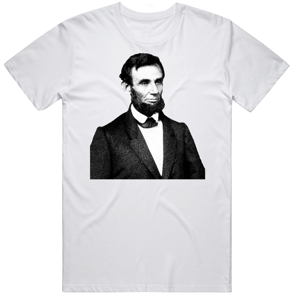 Abe Lincoln Vintage Mens Cotton Tee T Shirt