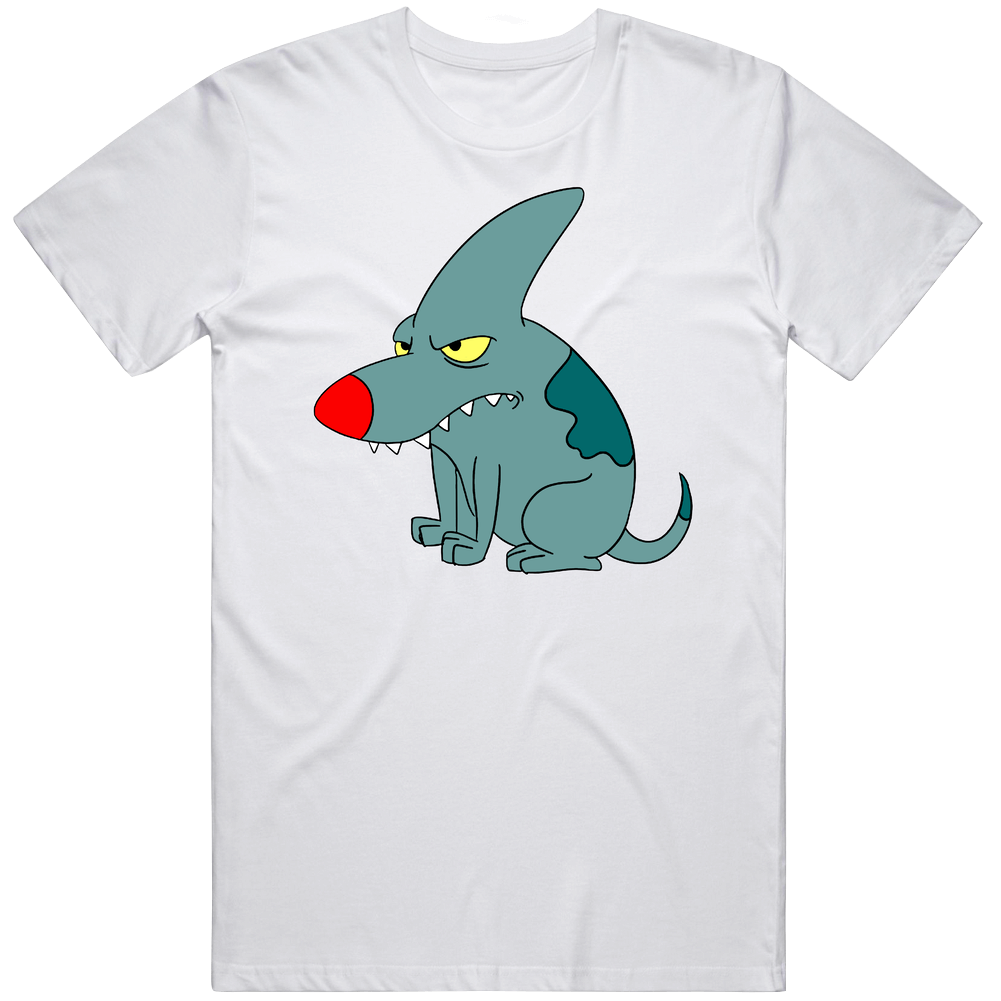 Eek The Cat Sharky The Sharkdog Retro 90s Animated Tv Show Fan Mens Cotton Tee T Shirt Eek The Cat Sharky The Sharkdog Retro 90s Animated Tv Show Fan Mens Cotton Tee T Shirt