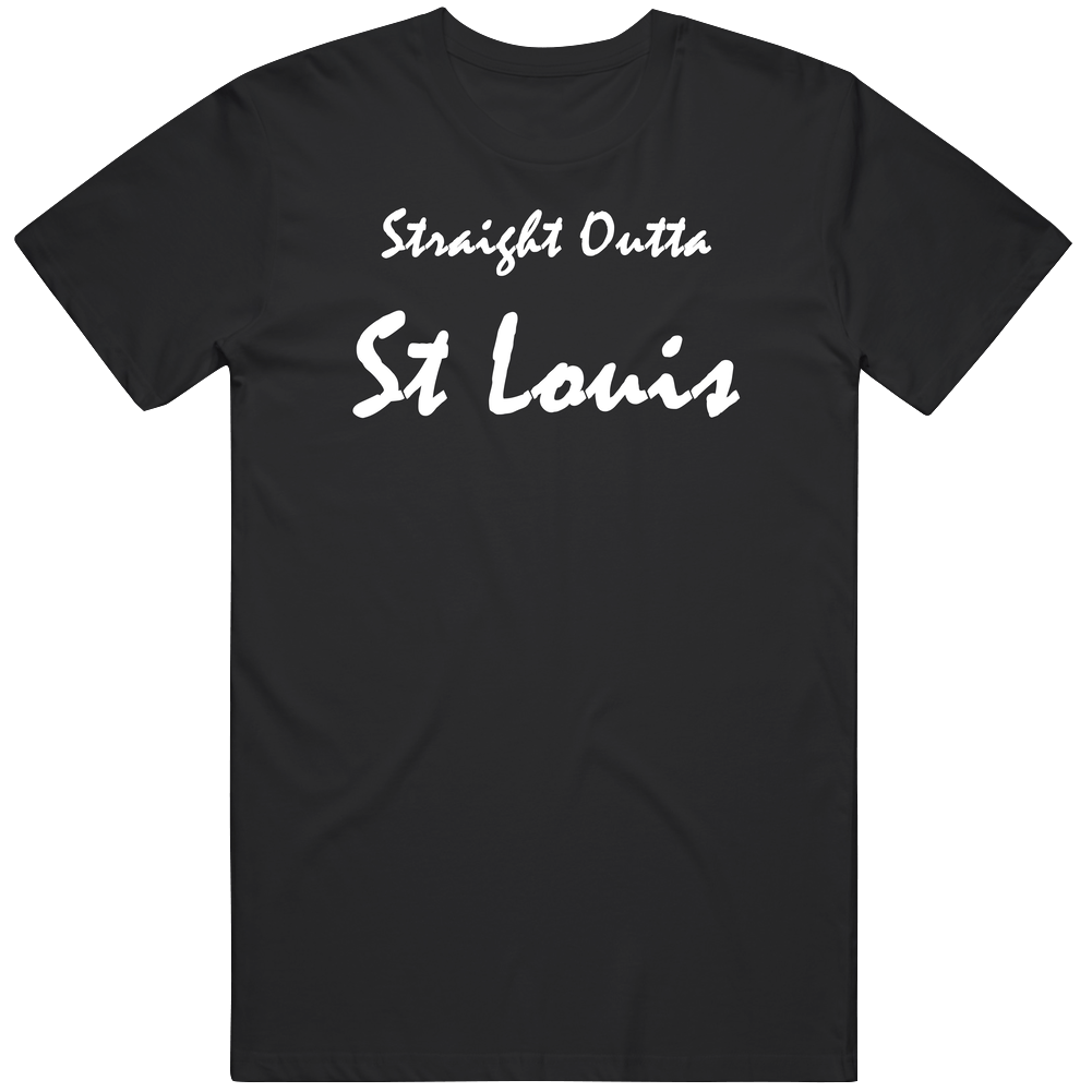 St Louis Straight Outta Gangsta St Louis Custom Mens Cotton Tee T Shirt St Louis Straight Outta Gangsta St Louis Custom Mens Cotton Tee T Shirt