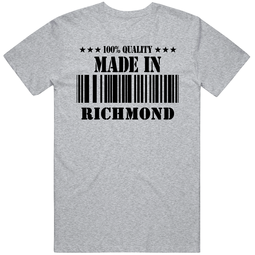 Made In Richmond Custom Mens Cotton Tee T Shirt