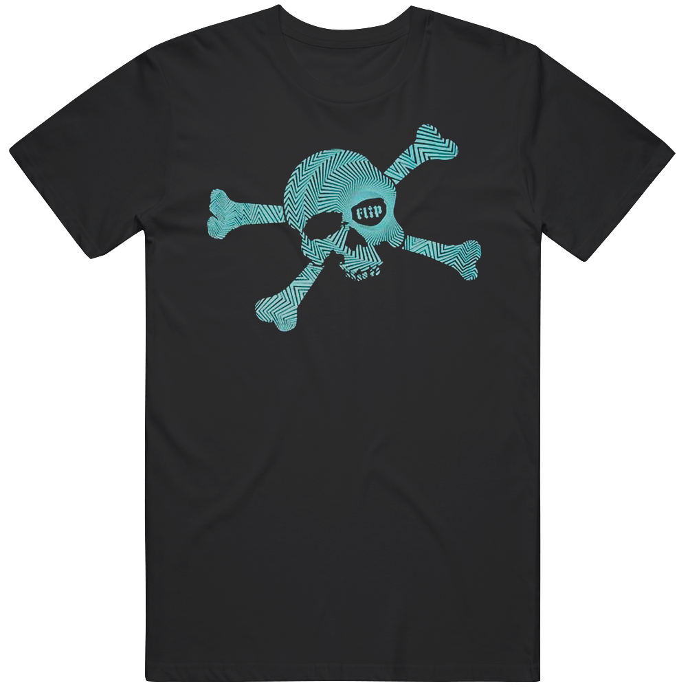 Skull Crossbones Cool Skateboarding Mens Cotton Tee T Shirt