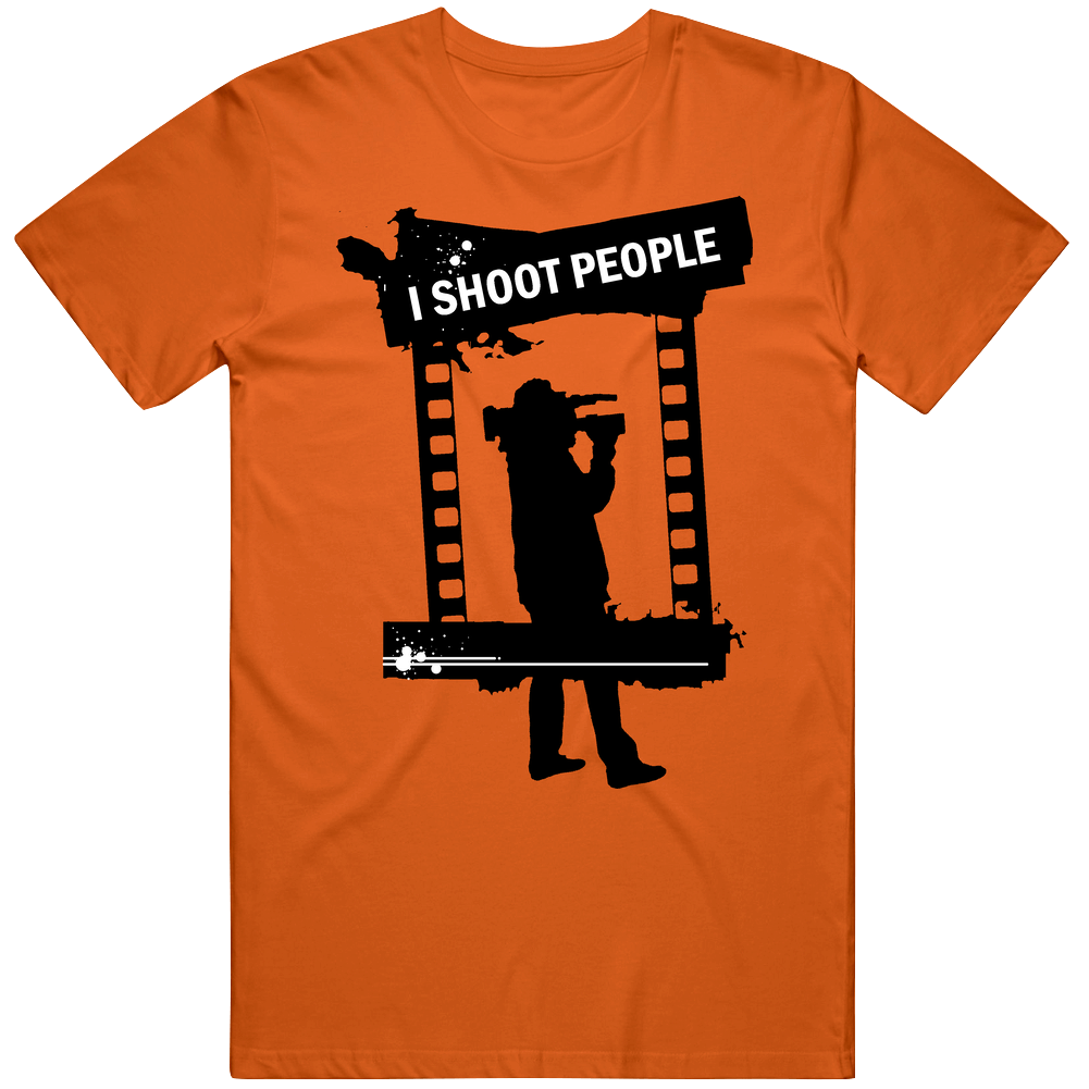 I Shoot People Film Shoot Mens Cotton Tee T Shirt