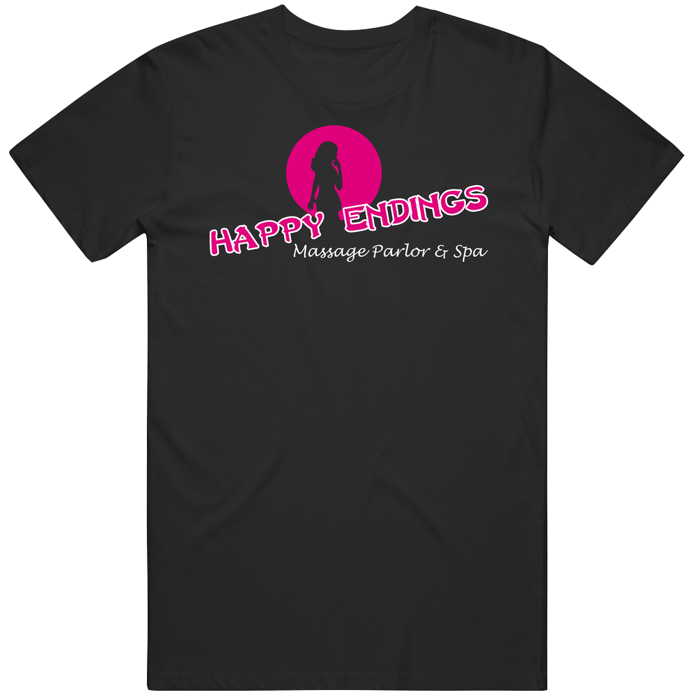 Happy Endings Mens Cotton Tee T Shirt Happy Endings Mens Cotton Tee T Shirt