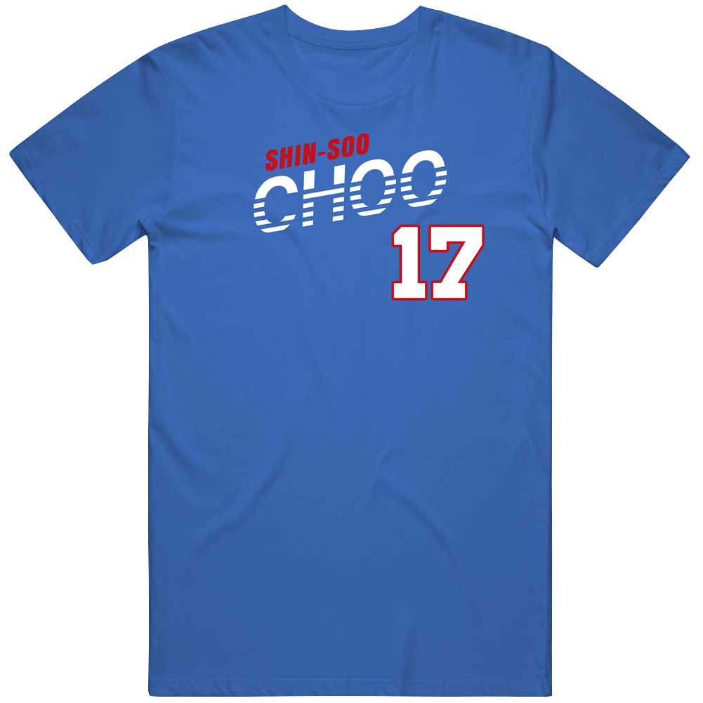 Shin-soo Choo 17 Favorite Player Texas Baseball Fan Mens Cotton Tee T Shirt Shin-soo Choo 17 Favorite Player Texas Baseball Fan Mens Cotton Tee T Shirt