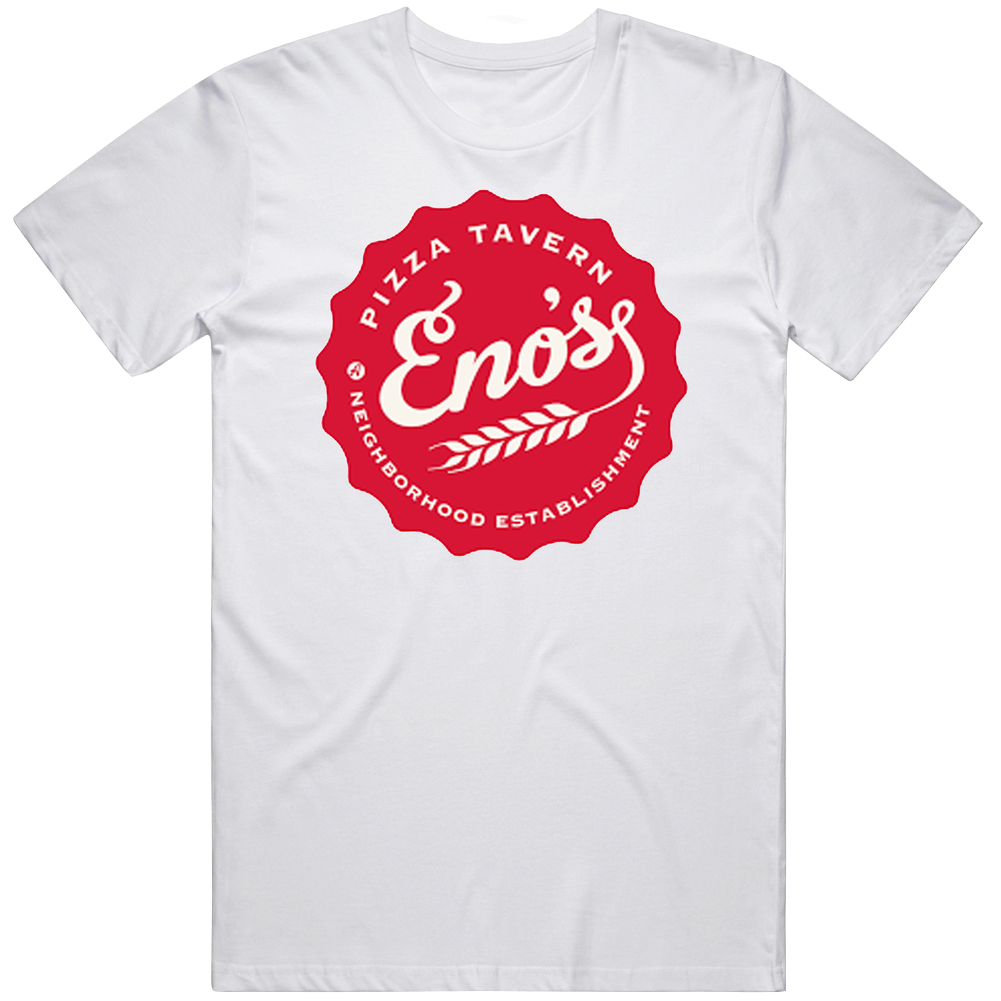 Enos Pizza Tavern Dallas Restaurant Mens Cotton Tee T Shirt