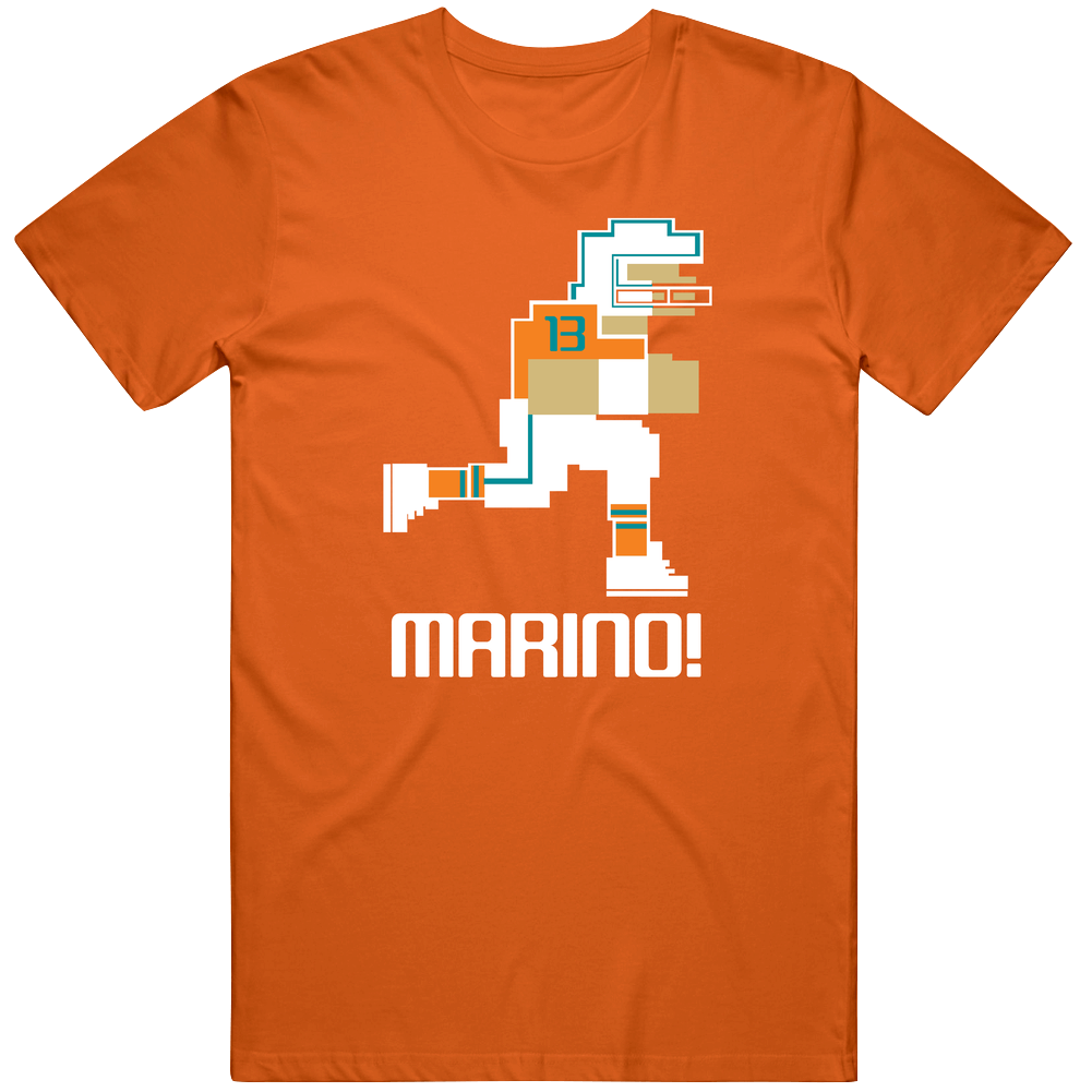 Dan Marino Tecmo Bowl Miami Football Athlete Fan Mens Cotton Tee T Shirt Dan Marino Tecmo Bowl Miami Football Athlete Fan Mens Cotton Tee T Shirt