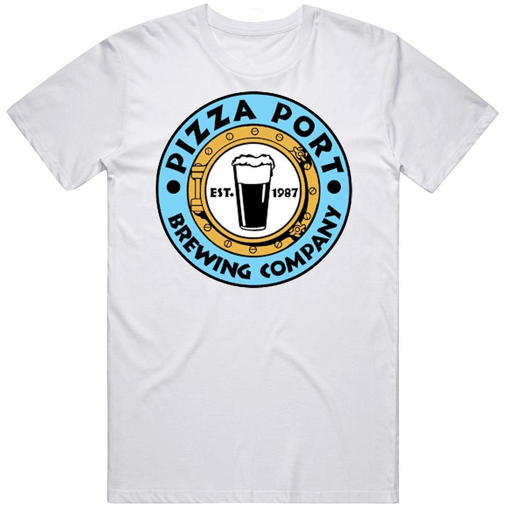 Pizza Port Brewing Company San Diego Restaurant Mens Cotton Tee T Shirt Pizza Port Brewing Company San Diego Restaurant Mens Cotton Tee T Shirt