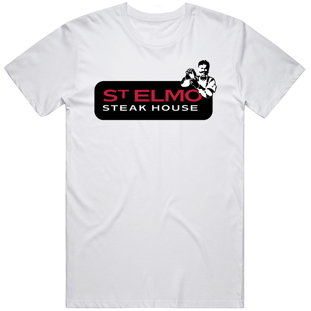 St Elmo Steakhouse Indiana's Most Famous Restaurant Mens Cotton Tee T Shirt