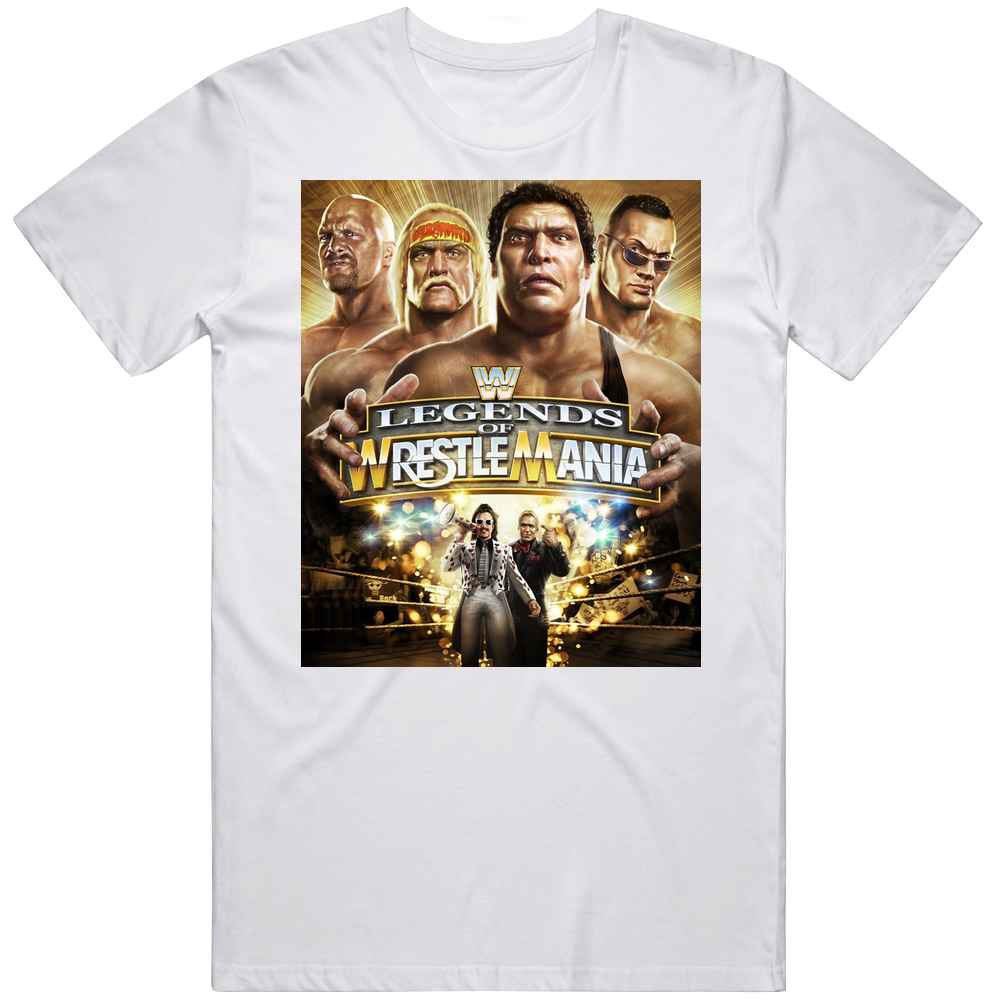 Legends Of Wrestlemania New Video Game Mens Cotton Tee T Shirt