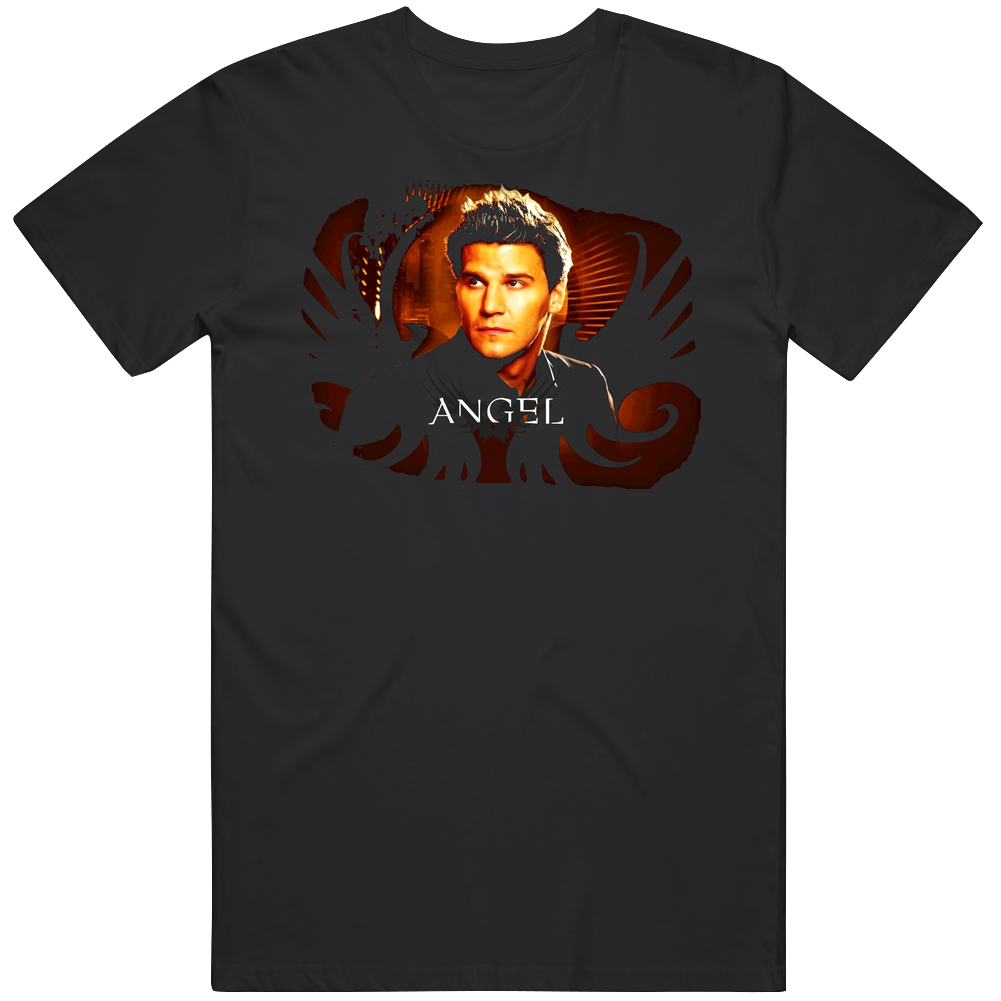 Angel Comedy Drama Tv Show Mens Cotton Tee T Shirt