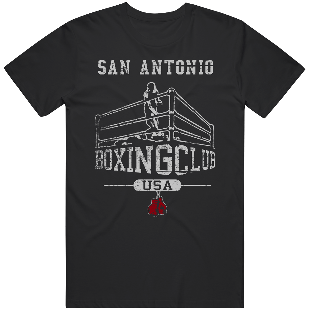 San Antonio Boxing Club Gym Mens Cotton Tee T Shirt San Antonio Boxing Club Gym Mens Cotton Tee T Shirt
