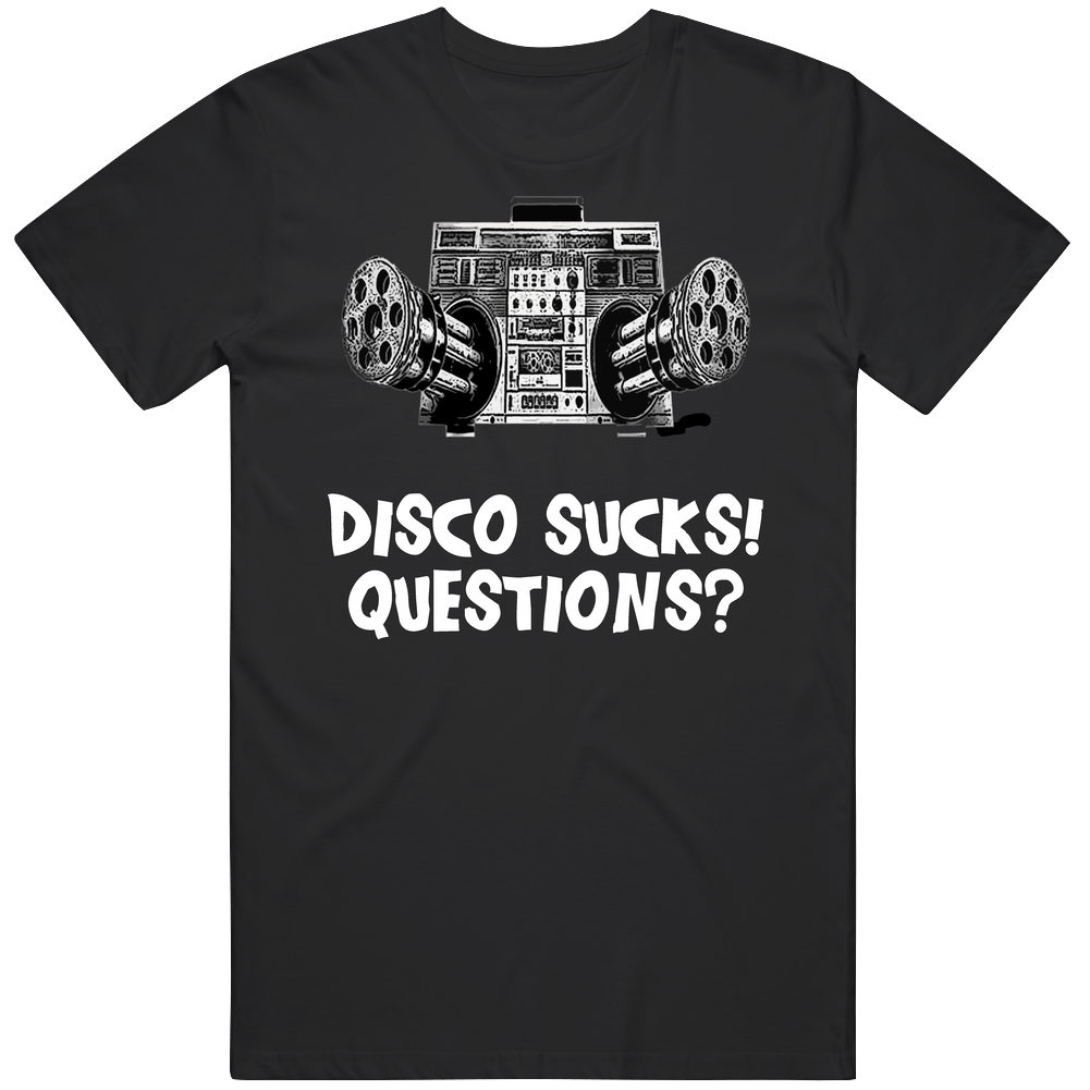 Disco Sucks Funny Music Mens Cotton Tee T Shirt Disco Sucks Funny Music Mens Cotton Tee T Shirt
