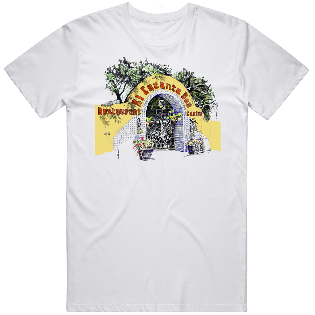 El Encanto Dos Phoenix Arizona Top Restaurants Food Fan Lover Foodie Mens Cotton Tee T Shirt