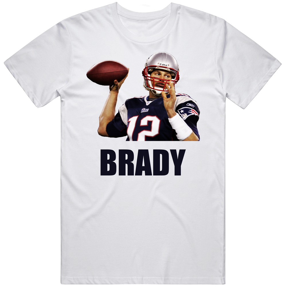 Tom Brady Football Mens Cotton Tee T Shirt Tom Brady Football Mens Cotton Tee T Shirt