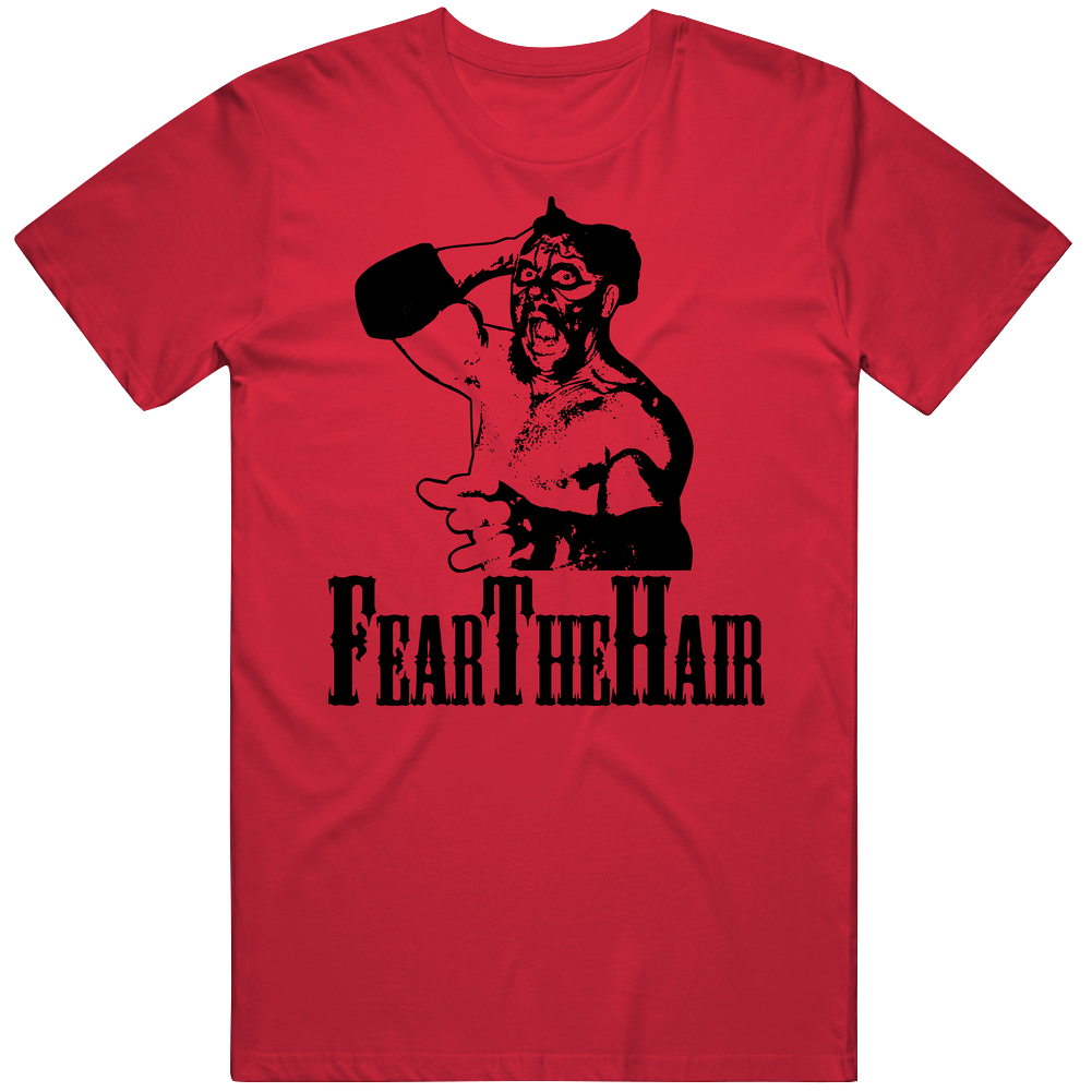 Fear The Beard Missing Link Wrestling Retro Mens Cotton Tee T Shirt Fear The Beard Missing Link Wrestling Retro Mens Cotton Tee T Shirt