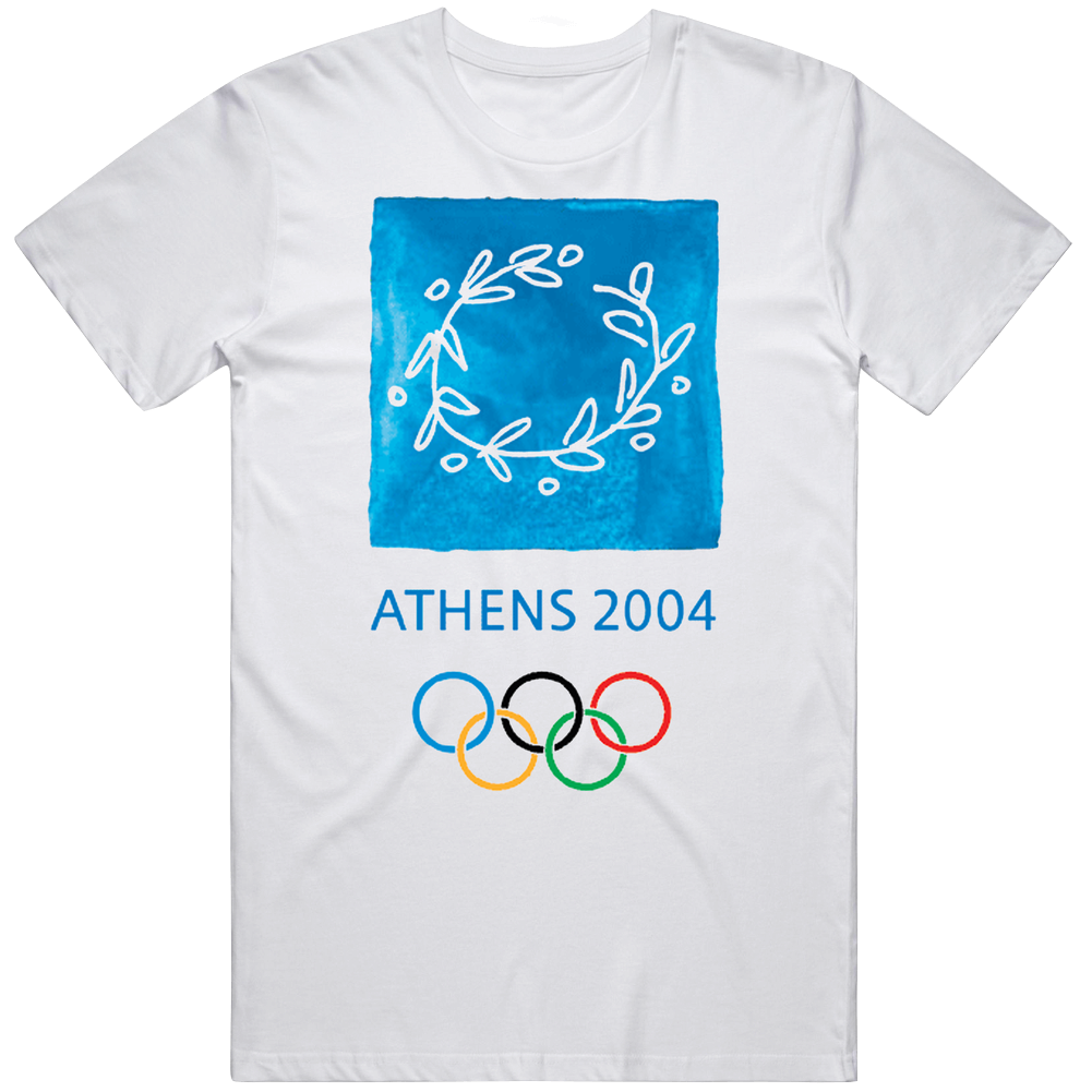 Athens 2004 Summer Olympics Mens Cotton Tee T Shirt Athens 2004 Summer Olympics Mens Cotton Tee T Shirt