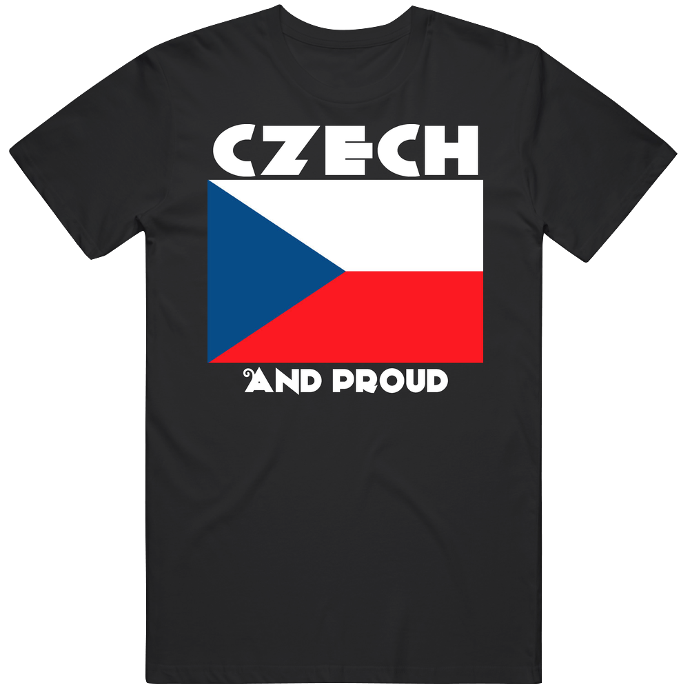 Czech And Proud Mens Cotton Tee T Shirt Czech And Proud Mens Cotton Tee T Shirt