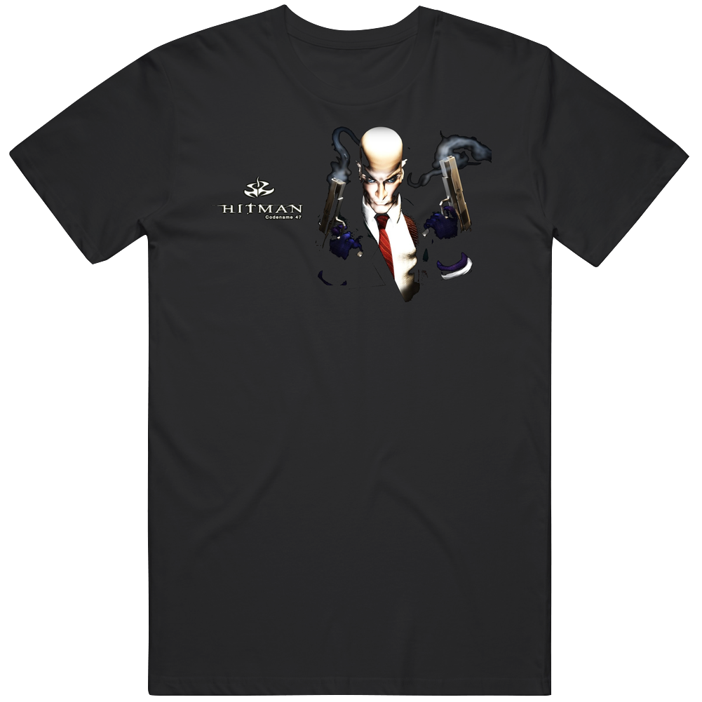 Hitman Codename 47 Video Game Mens Cotton Tee T Shirt
