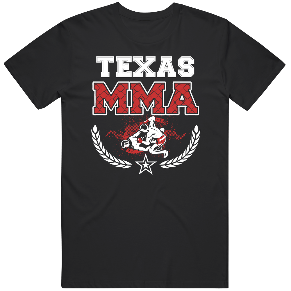 Texas Mma Fight Mens Cotton Tee T Shirt Texas Mma Fight Mens Cotton Tee T Shirt
