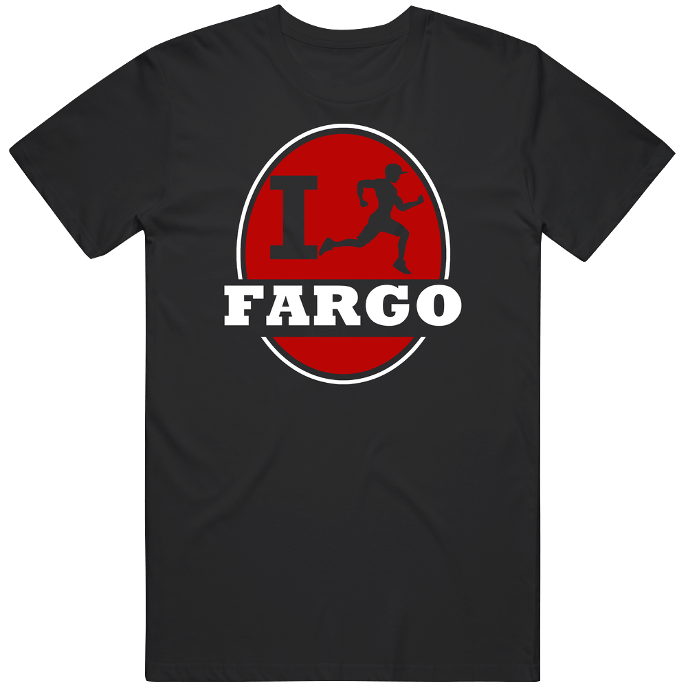 I Run Fargo Jogging Running Mens Cotton Tee T Shirt