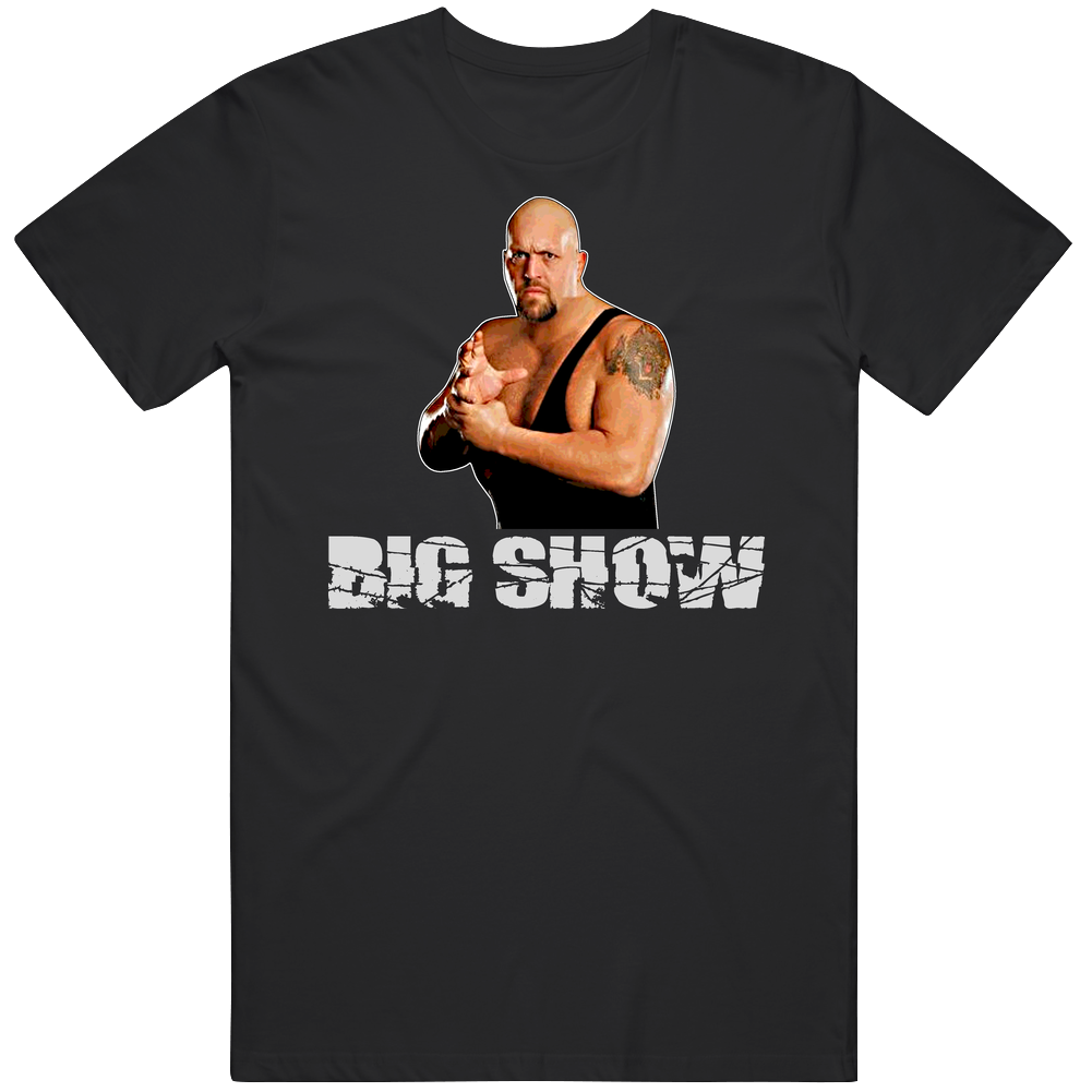The Big Show Paul White Wrestling Legend Mens Cotton Tee T Shirt The Big Show Paul White Wrestling Legend Mens Cotton Tee T Shirt