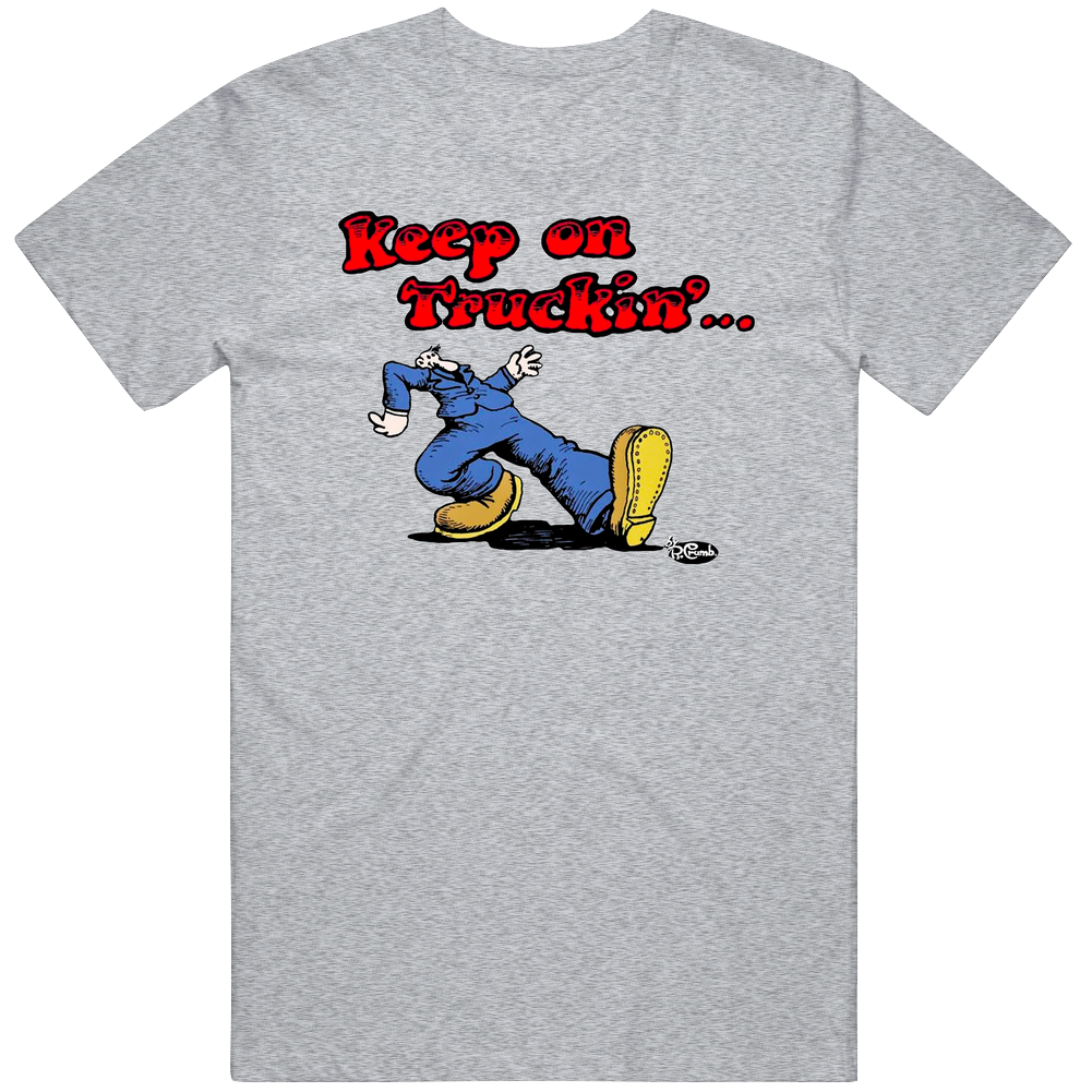 Keep On Truckin' Retro Robert Crumb Vintage Mens Cotton Tee T Shirt Keep On Truckin' Retro Robert Crumb Vintage Mens Cotton Tee T Shirt