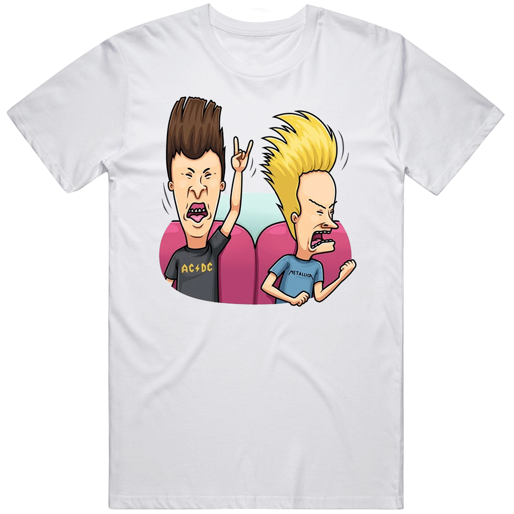 Beavis And Butthead Tv Show Cartoon Mens Cotton Tee T Shirt